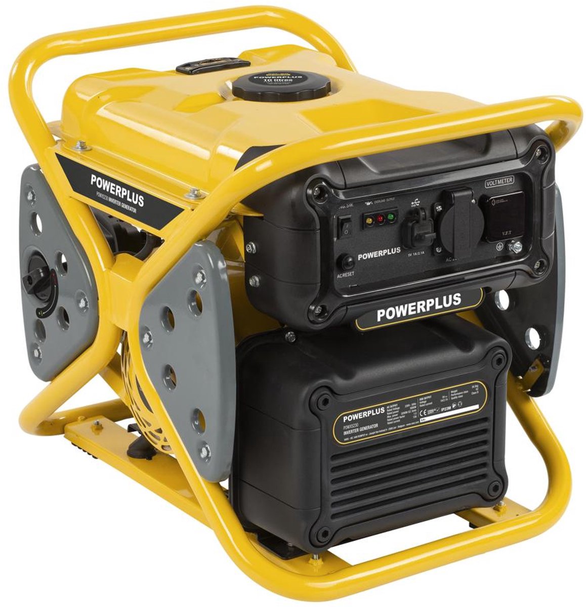 Elverk Powerplus Inverter Generator 3200W Bärbar Kraftkälla