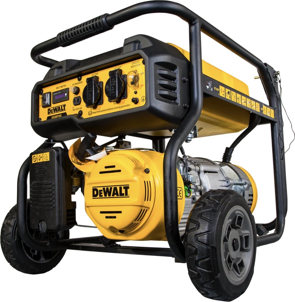 Elverk Dewalt DXGNP35E Bensingenerator 3500W 230V Professionell Kraftkälla
