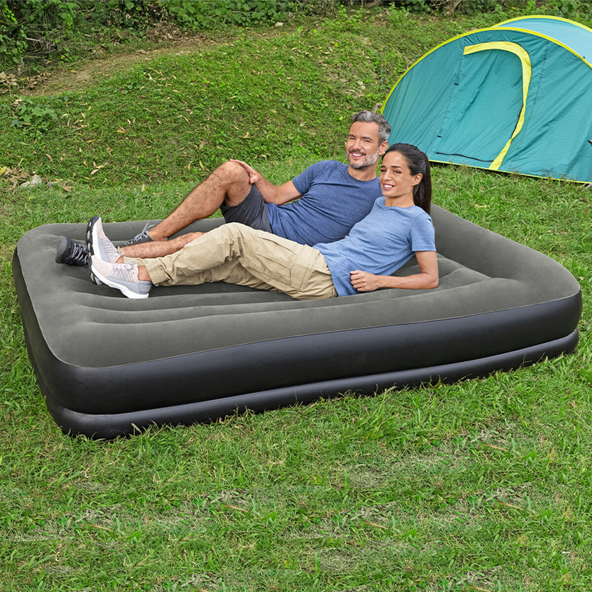 Bestway Dubbelsäng 203x153x36 cm Uppblåsbar och Camping 67699 finns hos Aktivcamping