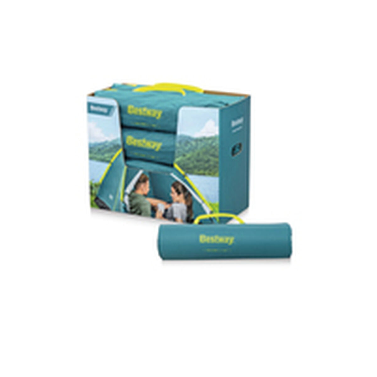 Tält Bestway 210 x 210 x 130 cm Grön