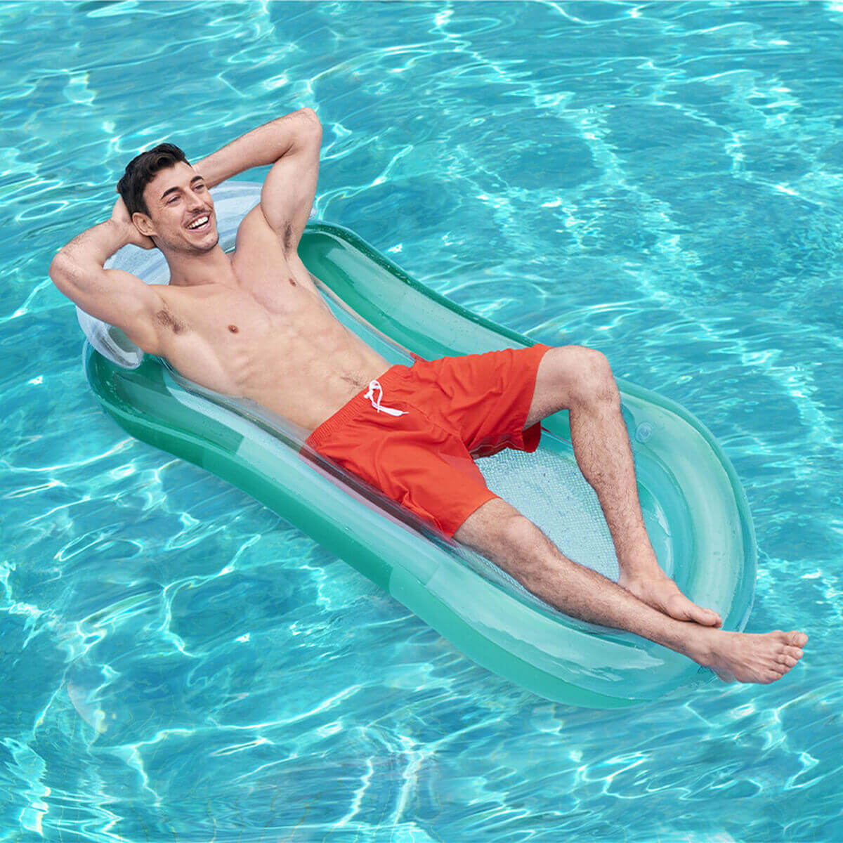 Bestway Uppblåsbar Stol Aqua Färg Blandad 160x84 cm Strand och Pool 43103 finns hos Aktivcamping