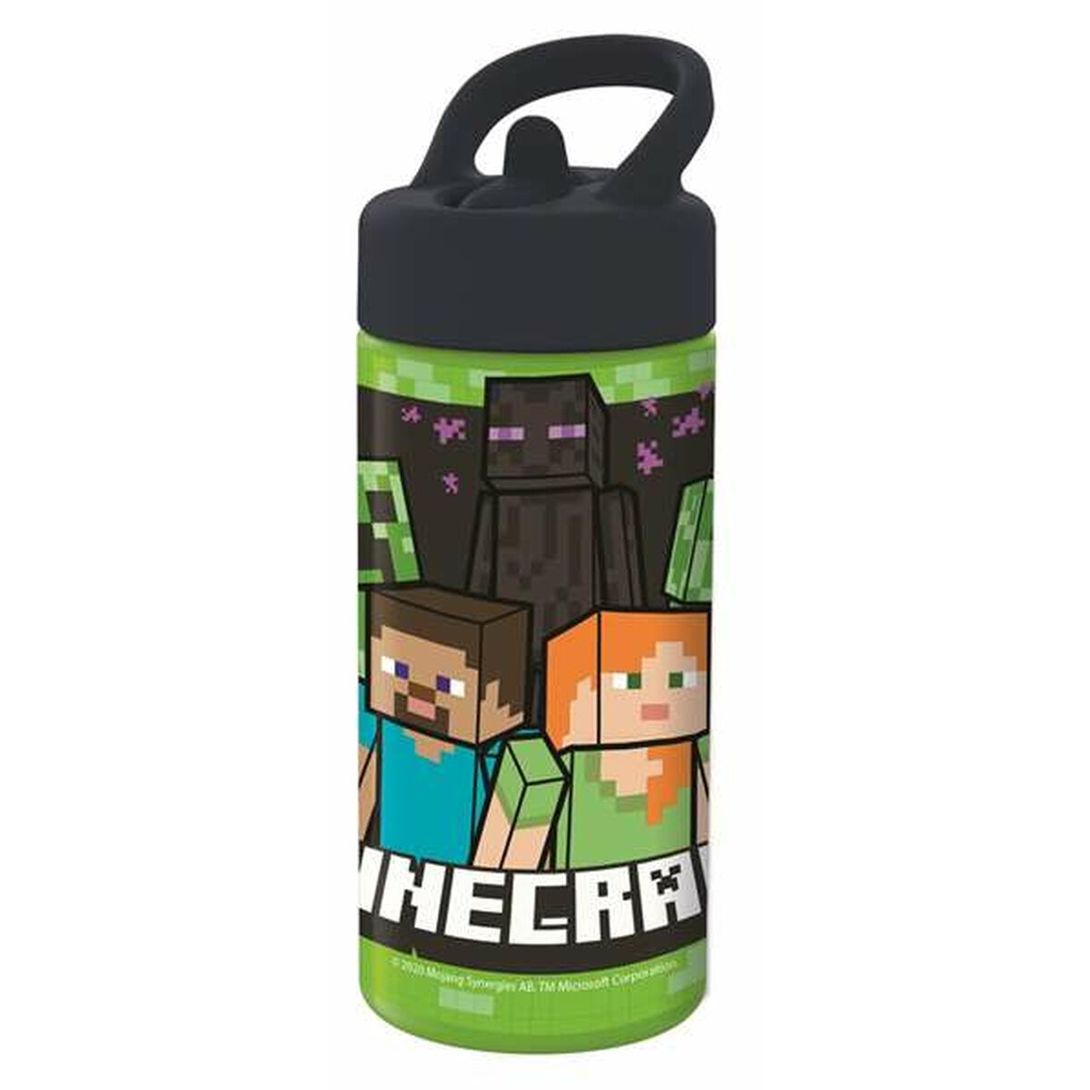 Vattenflaska Minecraft 410 ml finns hos Aktivcamping