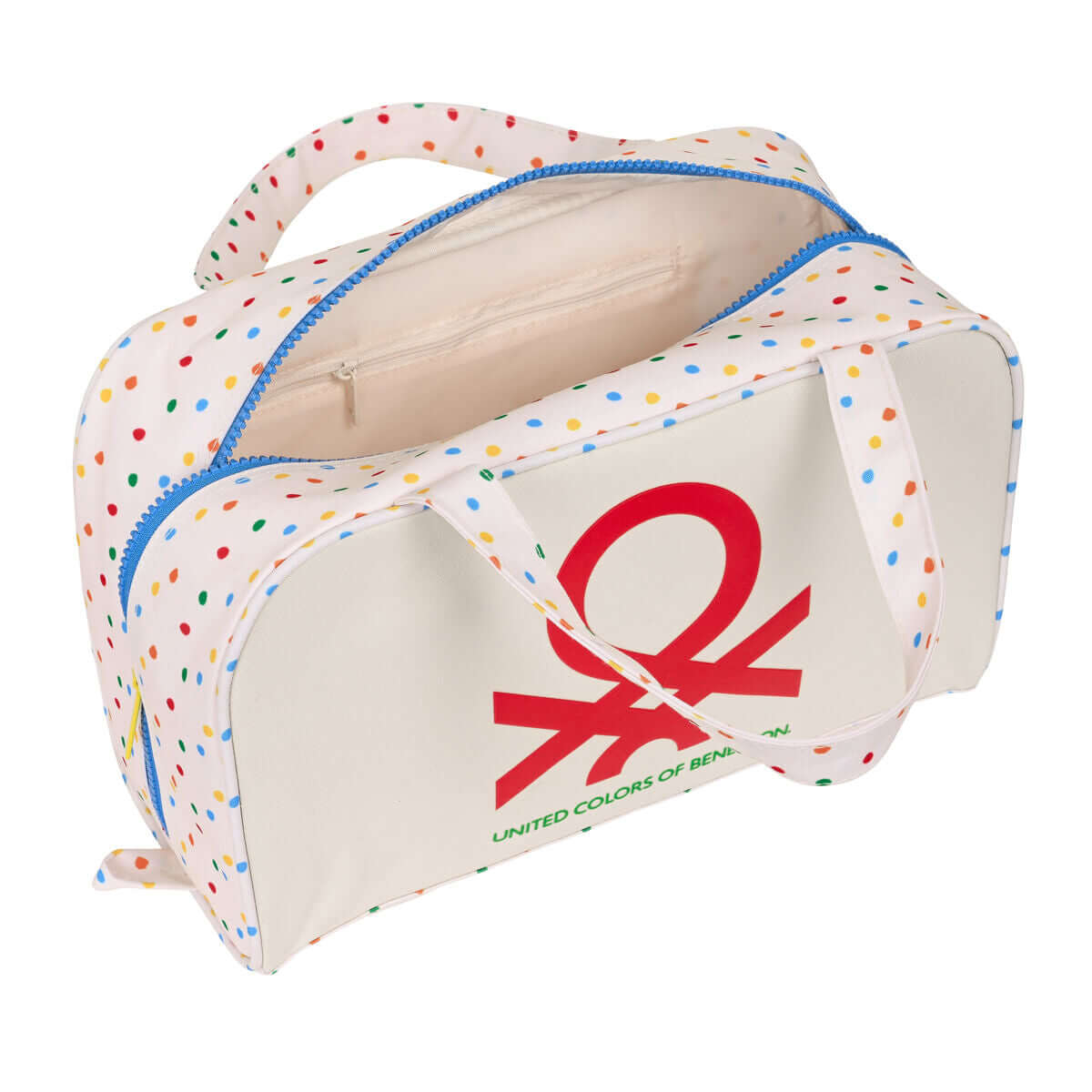 Skolnecessär Benetton Topitos Vit 31 x 14 x 19 cm finns hos Aktivcamping
