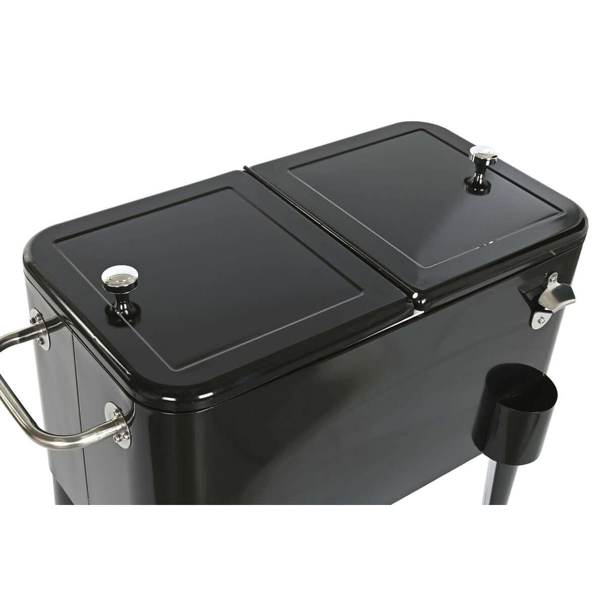 Bärbar kyl DKD Home Decor 74 x 43 x 83 cm Svart Stål Aluminium polypropen 56 L finns hos Aktivcamping