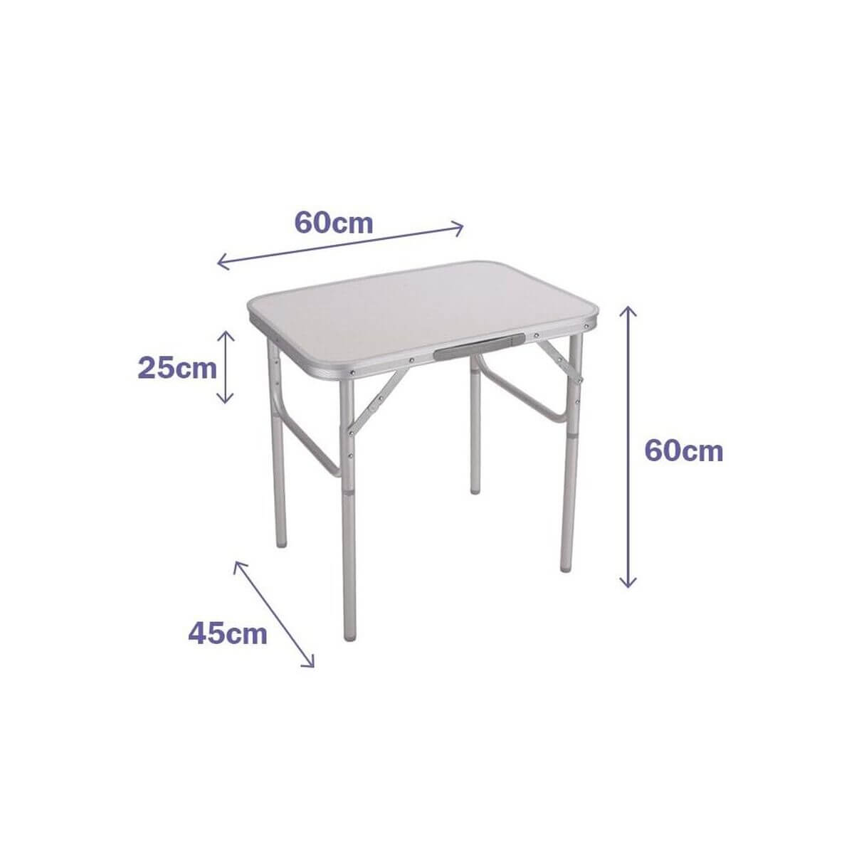 Fällbord Marbueno Vit 60 x 60 x 45 cm finns hos Aktivcamping