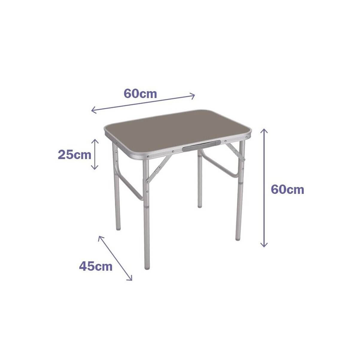 Fällbord Marbueno 60 x 60 x 45 cm finns hos Aktivcamping