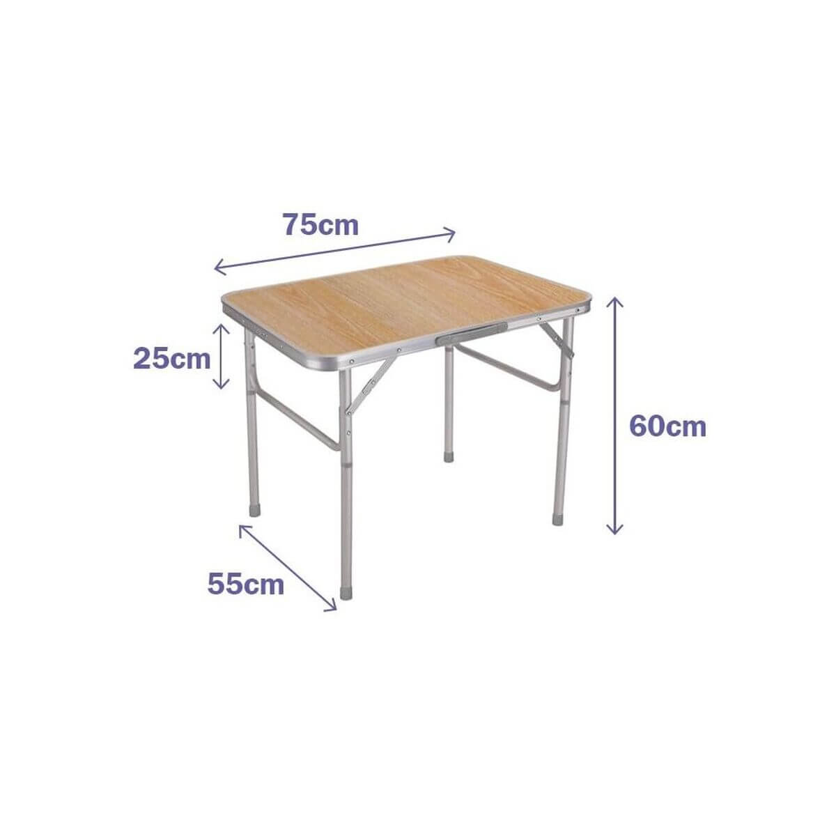 Fällbord Marbueno 75 x 60 x 55 cm finns hos Aktivcamping