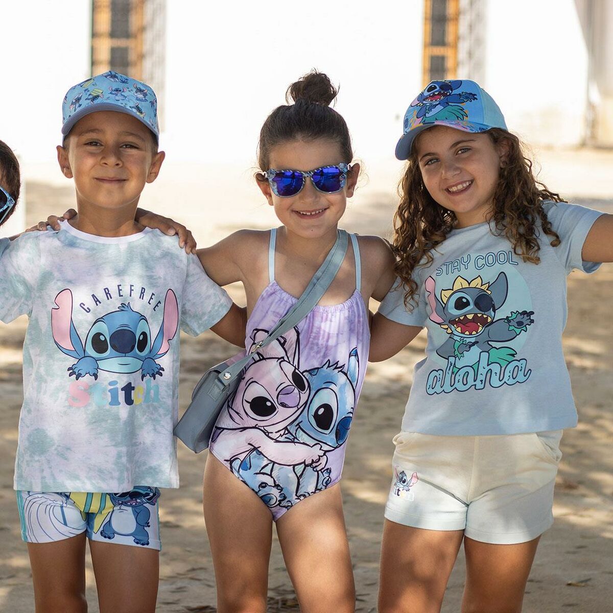 Baddräkt, Flickor Stitch Multicolour - finns hos Aktivcamping