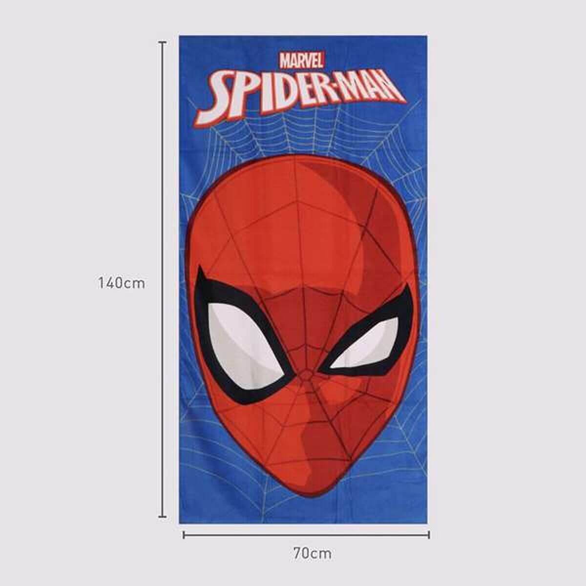 Badhandduk Spider-Man Blå 70 x 140 cm finns hos Aktivcamping