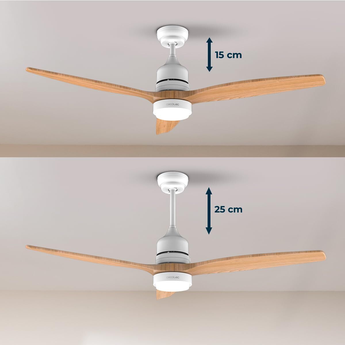 Takfläkt med belysning Cecotec EnergySilence Aero finns hos Aktivcamping
