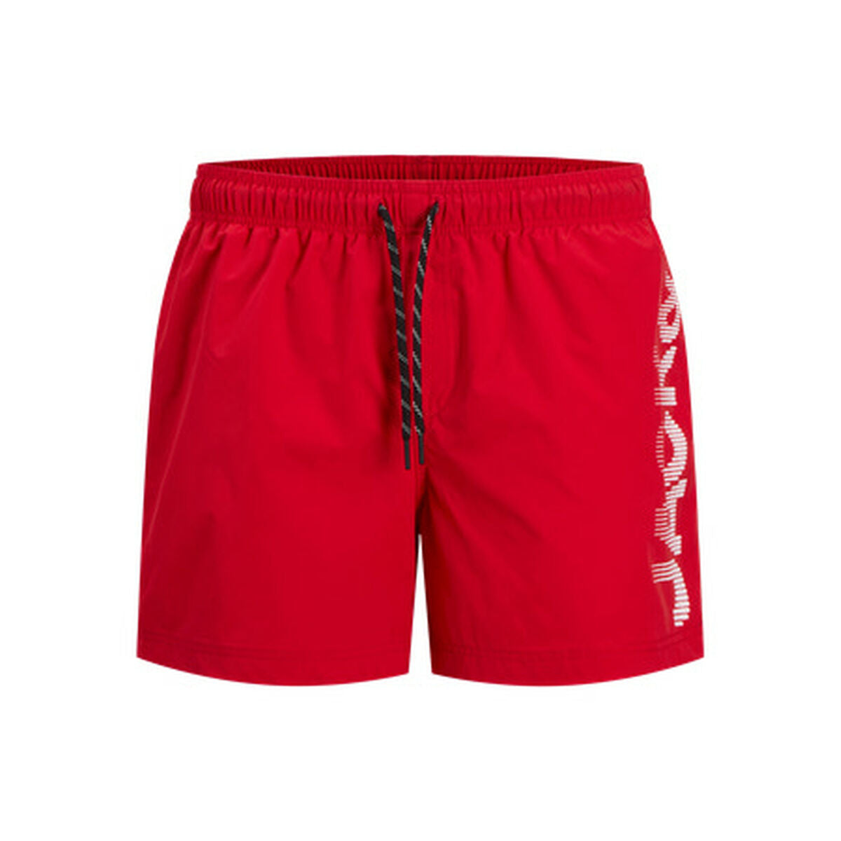 Badbyxor Herr Jack & Jones JPSTMAUI JJSWIM SPLICE LOGO AKM Röd finns hos Aktivcamping