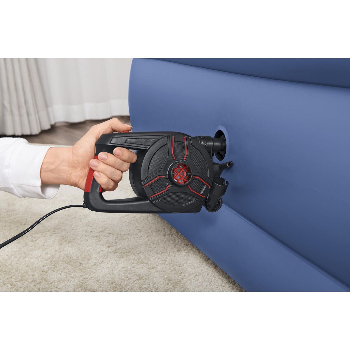 Bestway Elektrisk Pump Pro 19,8x12,3x12,4 cm 1200 L/min Uppblåsbar och Camping 62247 - finns hos Aktivcamping
