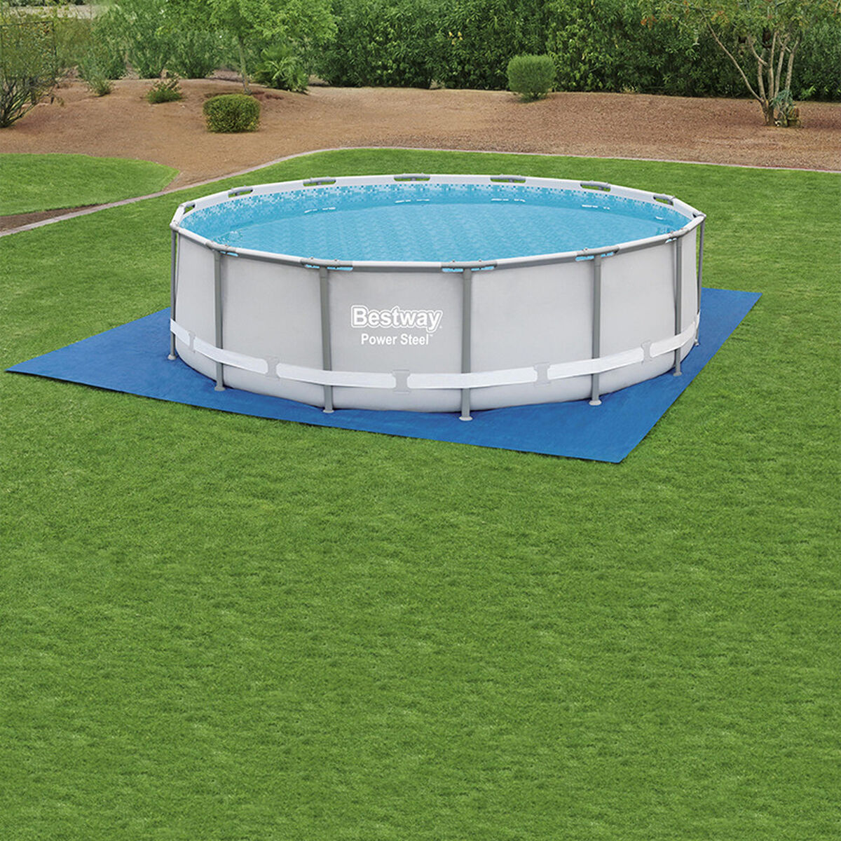 Bestway Poolbotten Skydd 488x488 cm Trädgård 58003 - finns hos Aktivcamping