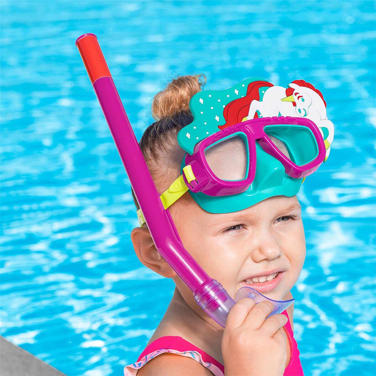 Bestway Set Mask och Tub Vuxen Spolvälv Färgsorterad +14 år Strand och Pool 24053 - finns hos Aktivcamping