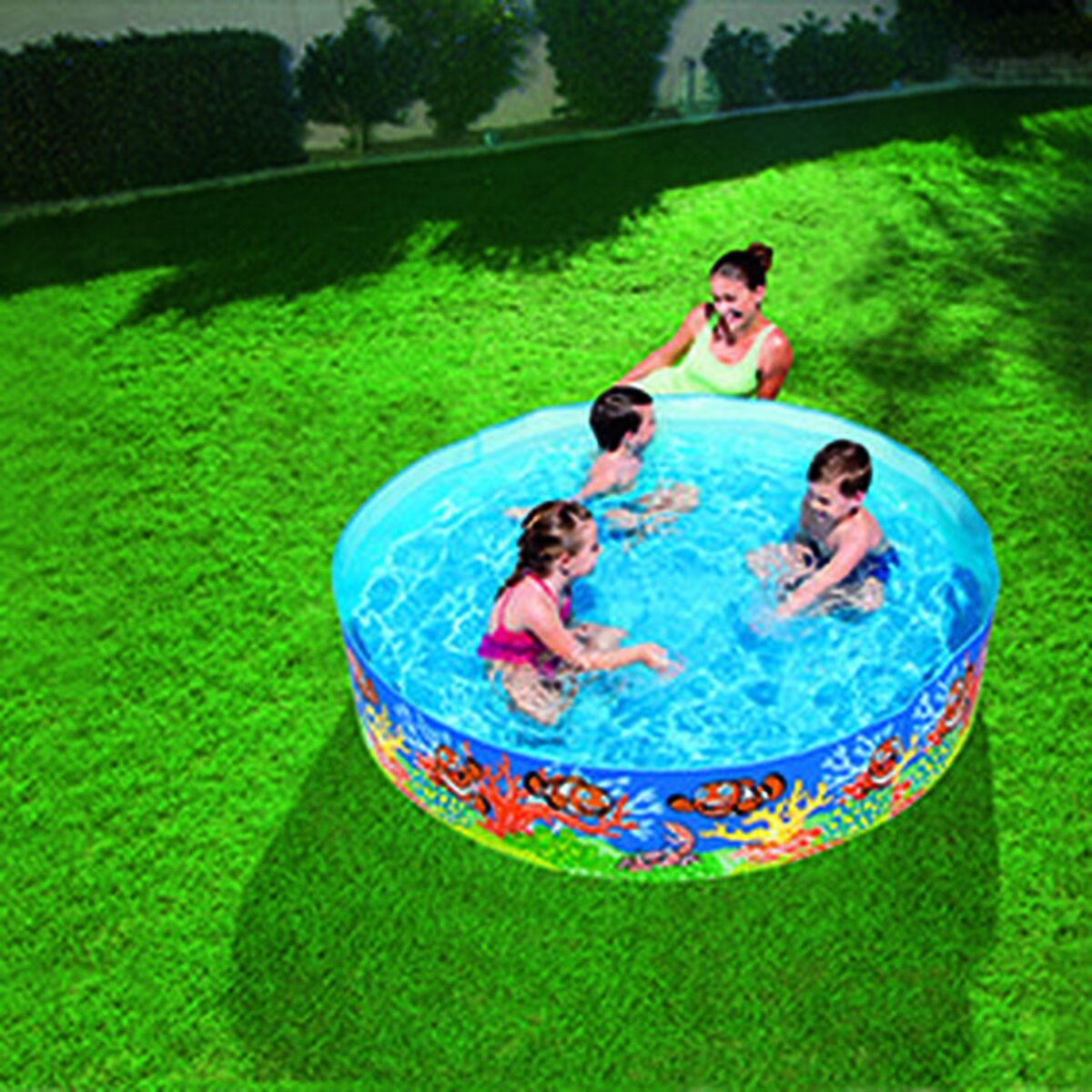 Bestway Trädgårdspool i hård PVC för barn Marina 183x38 cm +2 år 55030 finns hos Aktivcamping