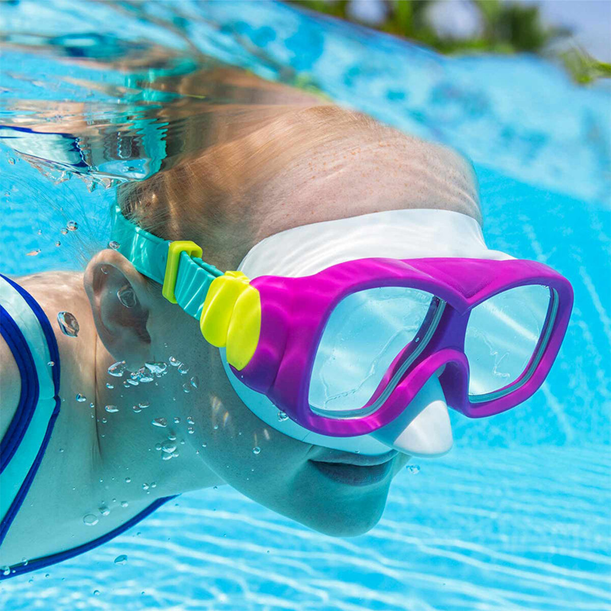 Bestway Vuxen Simma Silikon Antifog Olika Färger +14 År Strand och Pool 21130 - finns hos Aktivcamping