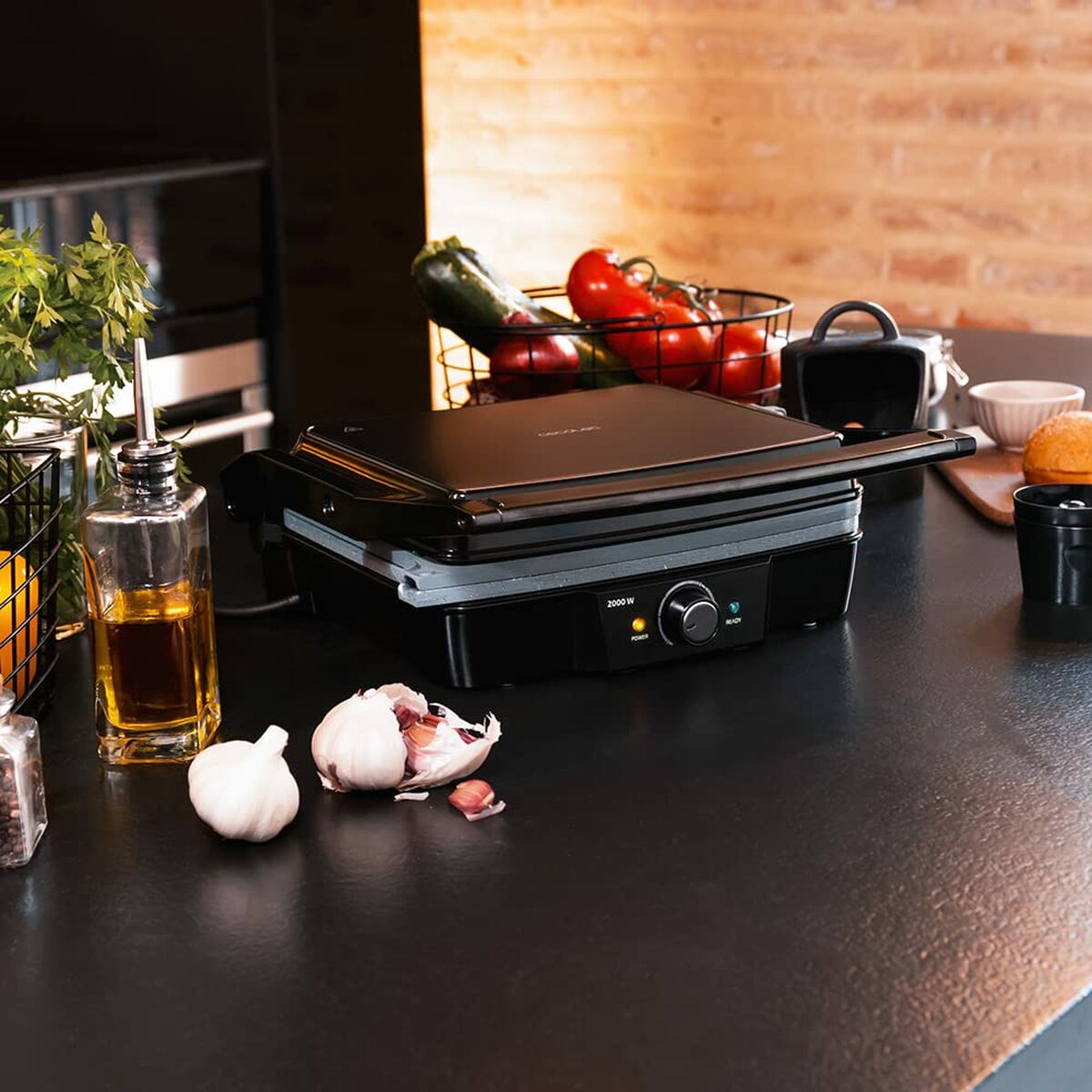 Elektriska Grillen Cecotec Rock'nGrill 2000 Stone Ceramic Mix&Grill 2000 W finns hos Aktivcamping