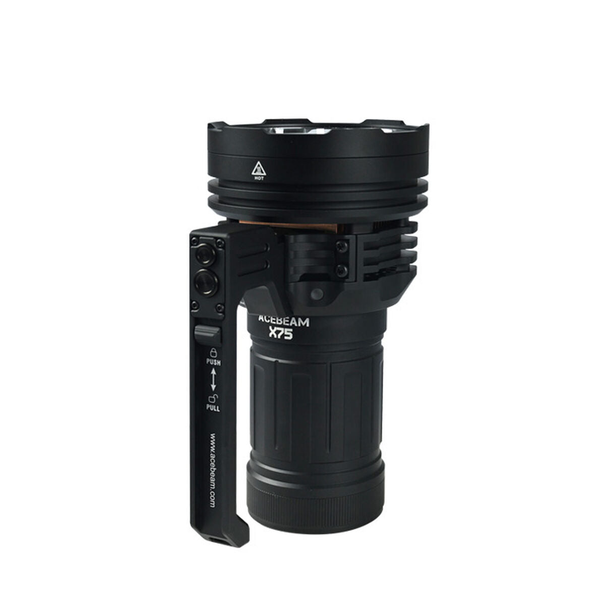 Ficklampa Acebeam X75 70.2 5000K BLACK - finns hos Aktivcamping