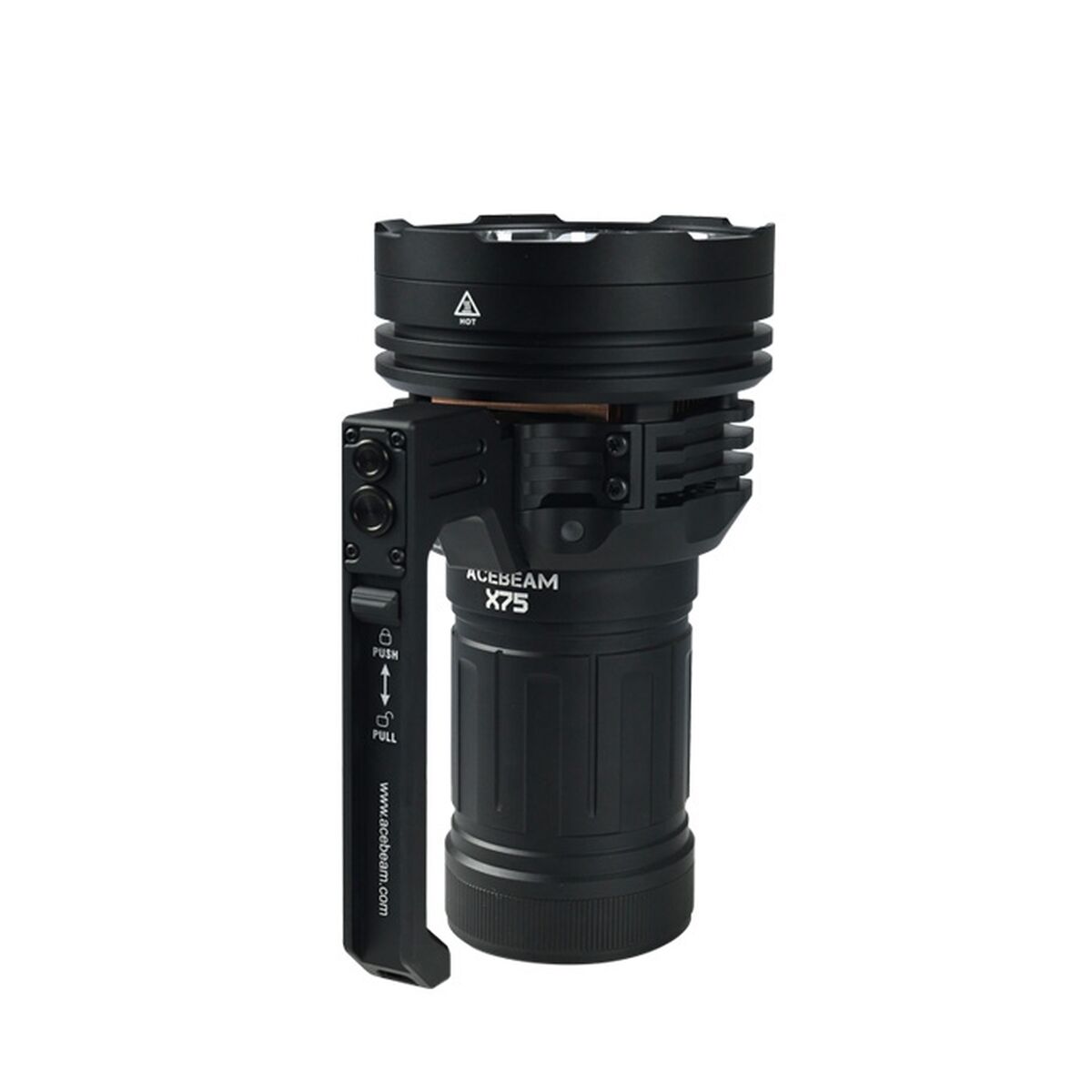 Ficklampa Acebeam X75 70.2 6500K BLACK finns hos Aktivcamping
