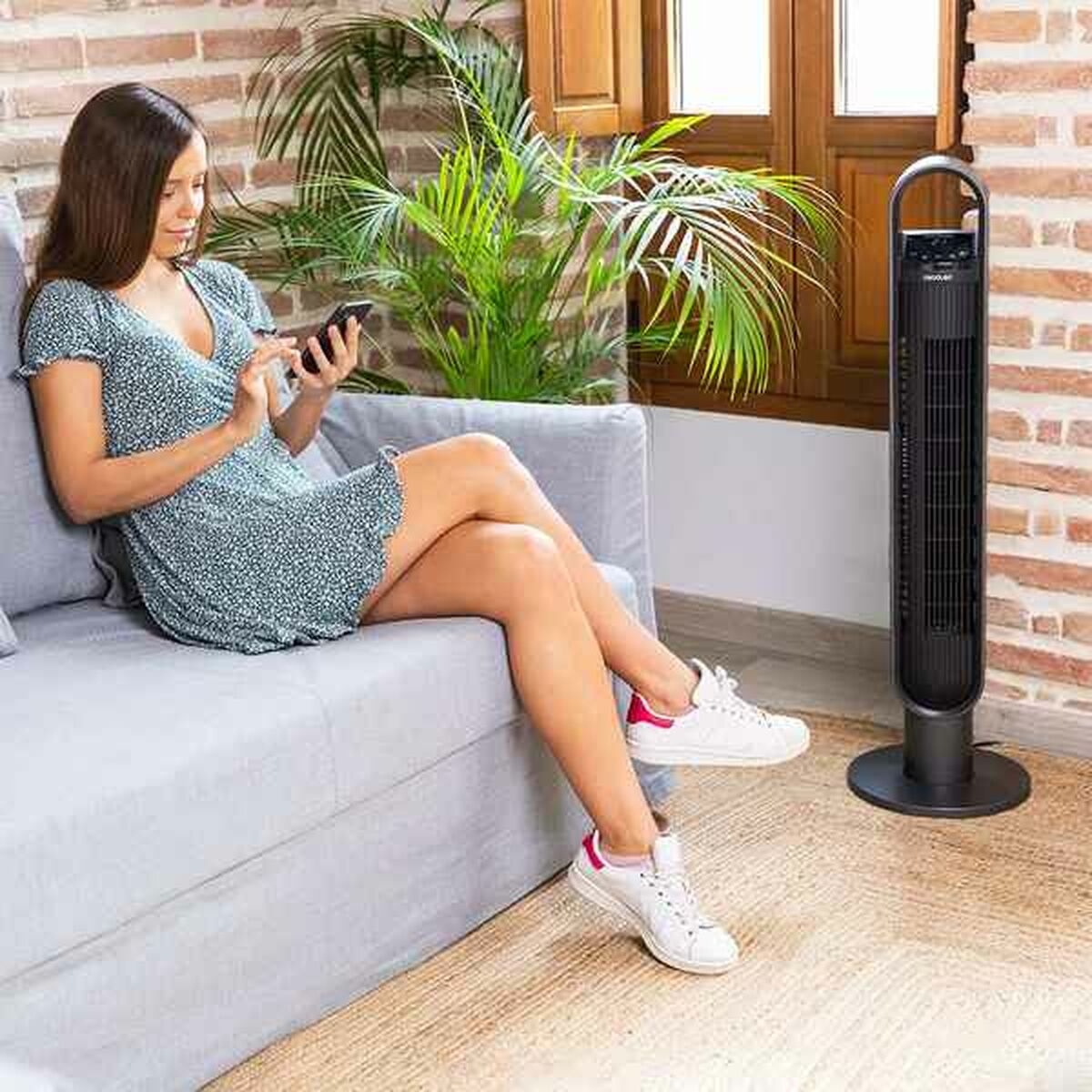 Fläkttorn Cecotec EnergySilence 9190 SkyLine Ionic Svart 60 W finns hos Aktivcamping