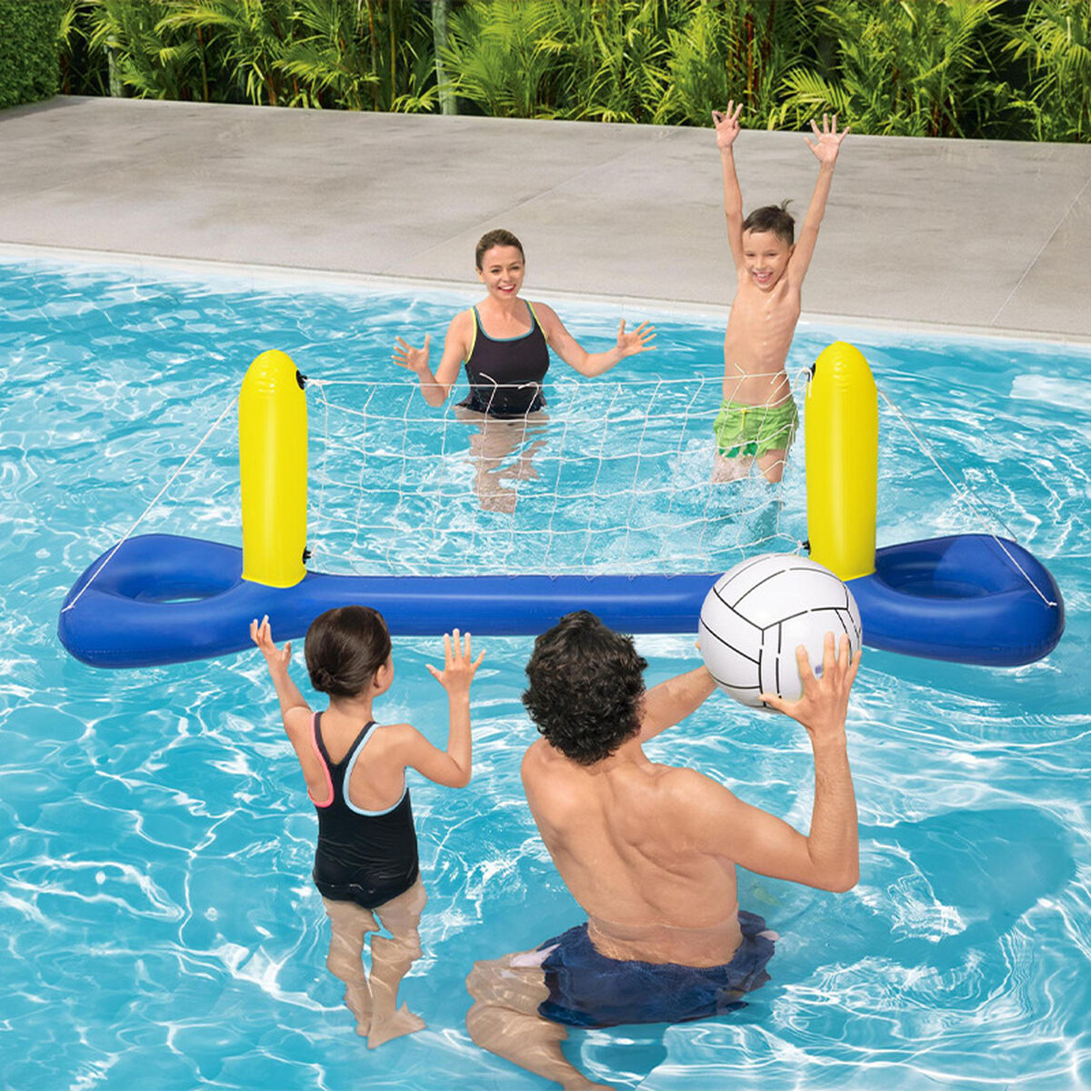 Flytande Volleybollspel Uppblåsbart Bestway 244x64 cm finns hos Aktivcamping