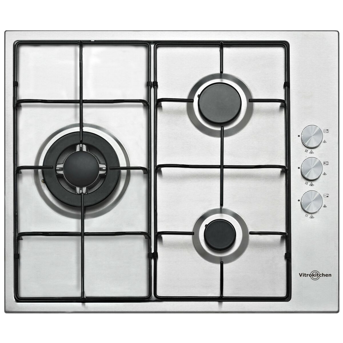 Gasplatta Vitrokitchen EN630LIB 58 cm finns hos Aktivcamping