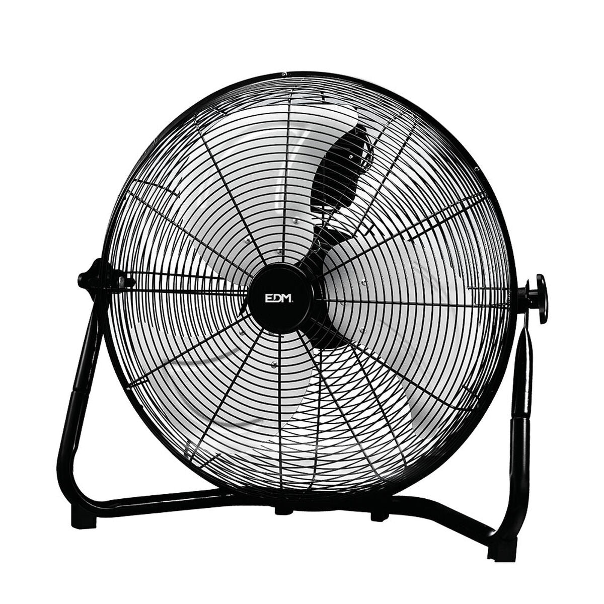Golvfläkt EDM industriell Ø 50 x 58 cm Svart 130 W finns hos Aktivcamping