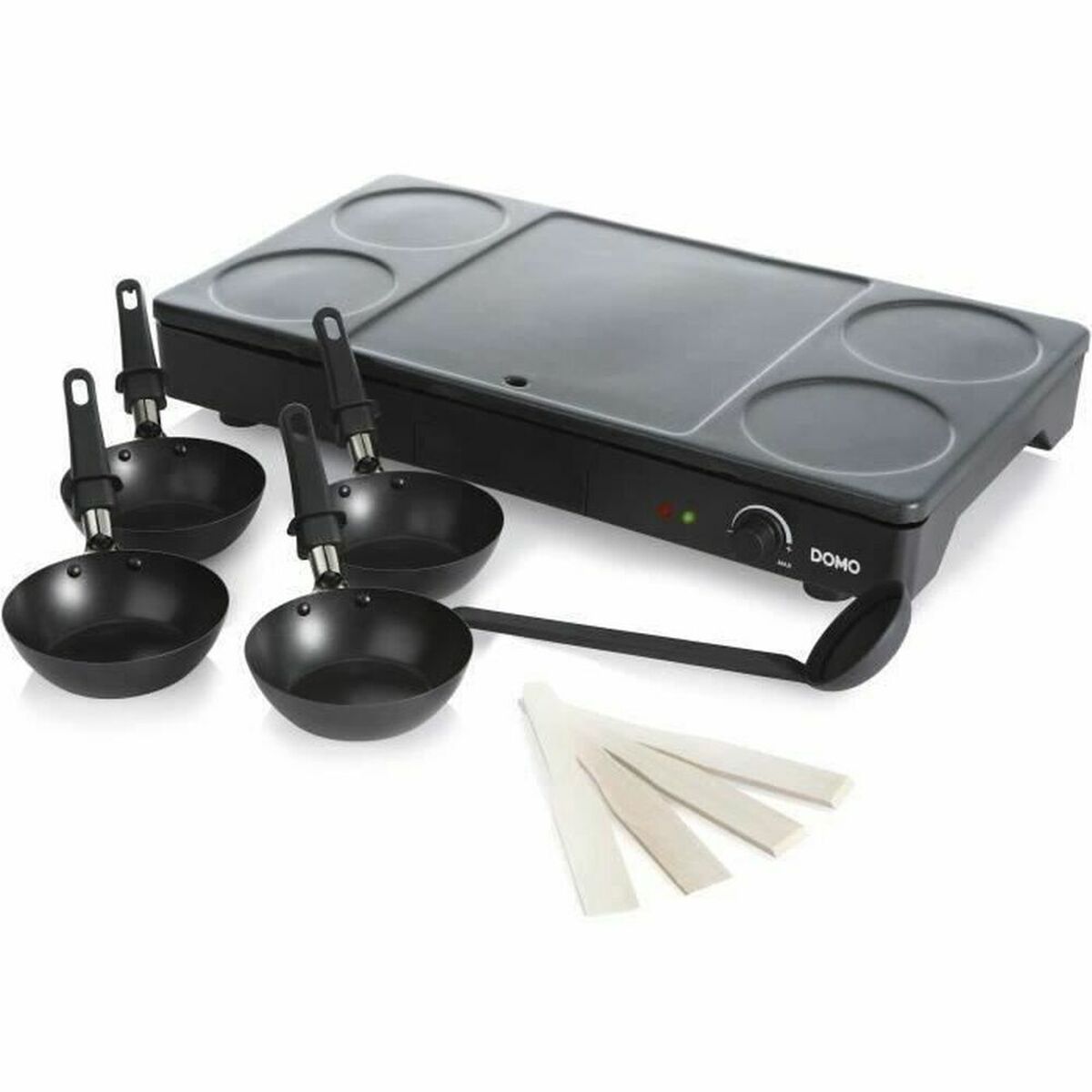 Grillplatta DOMO DO8712W noir 1000 W finns hos Aktivcamping