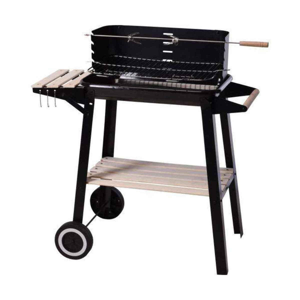 Kolgrill med hjul (54 x 34 x 6.5 cm) finns hos Aktivcamping