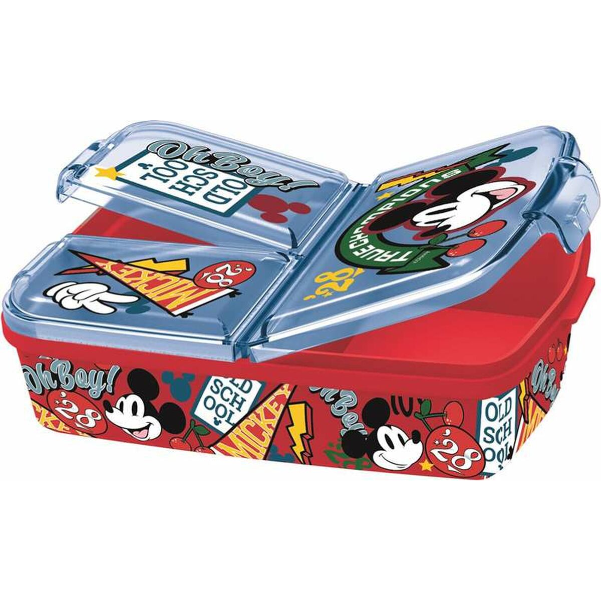 Lunchlåda Mickey Mouse Multiple Mickey True Champions finns hos Aktivcamping