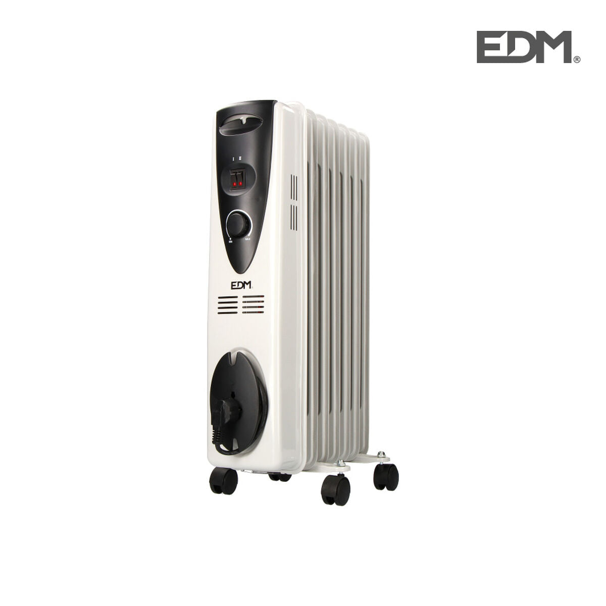 Oljeelement (7 ribbor) EDM 07121 Vit 1500 W finns hos Aktivcamping