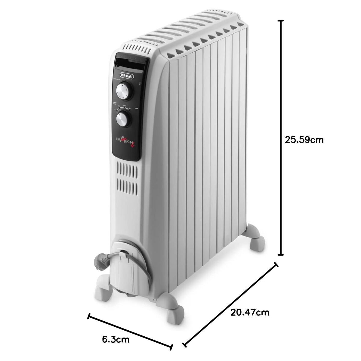 Oljeelement DeLonghi TRD51025 Vit finns hos Aktivcamping