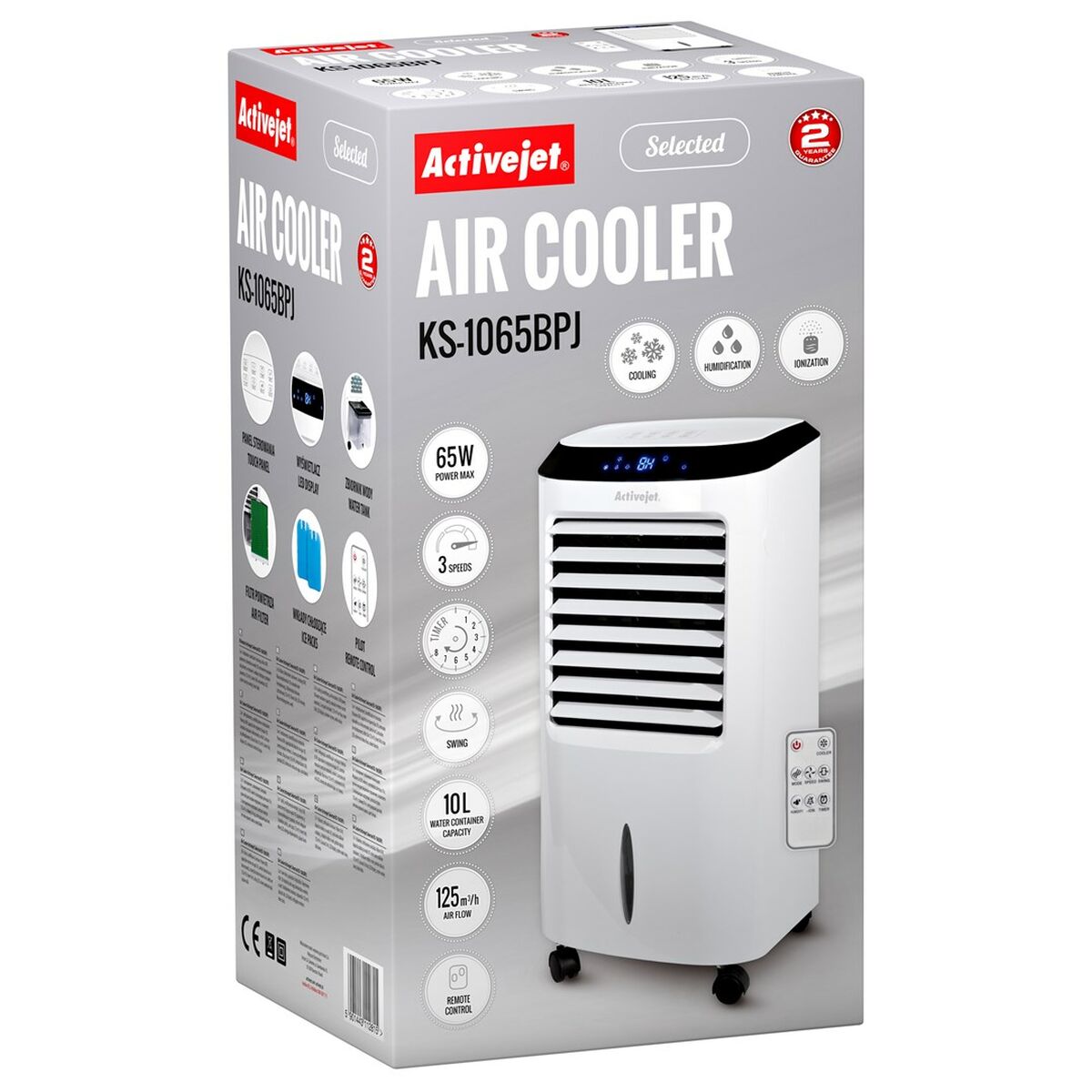 Portable Evaporative Air Cooler Activejet KS-1065BPJ Vit finns hos Aktivcamping