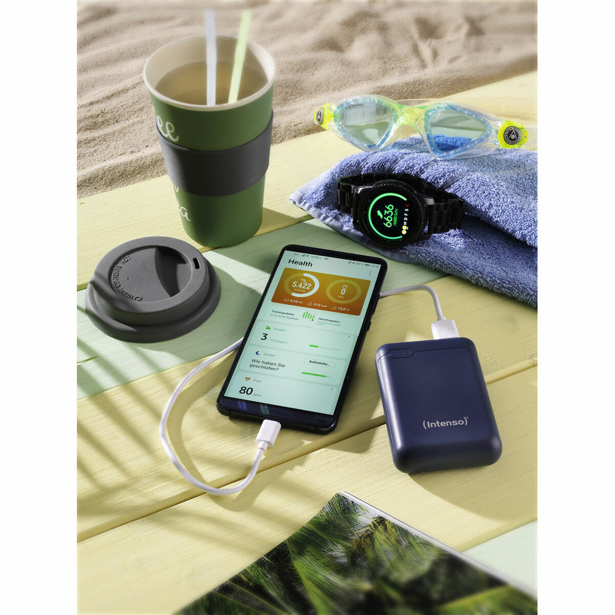 Powerbank INTENSO 7313535 Blå 10000 mAh - finns hos Aktivcamping
