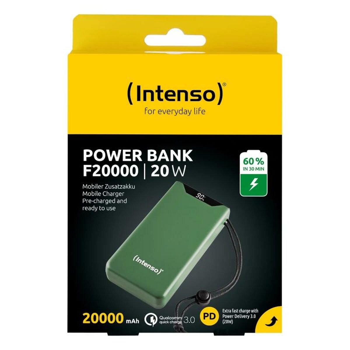 Powerbank INTENSO F20000 20000 mAh - finns hos Aktivcamping