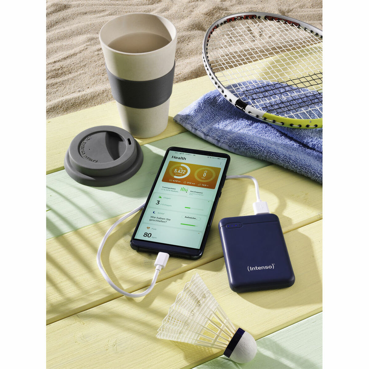 Powerbank INTENSO XS5000 Blå 5000 mAh finns hos Aktivcamping