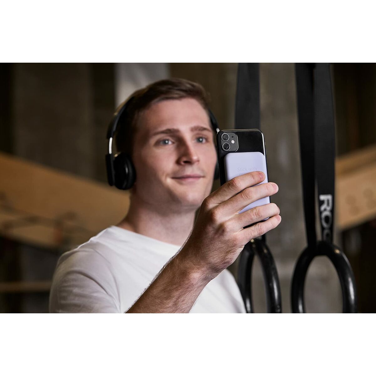 Powerbank med trådlös laddare Kreafunk Grå 5000 mAh finns hos Aktivcamping