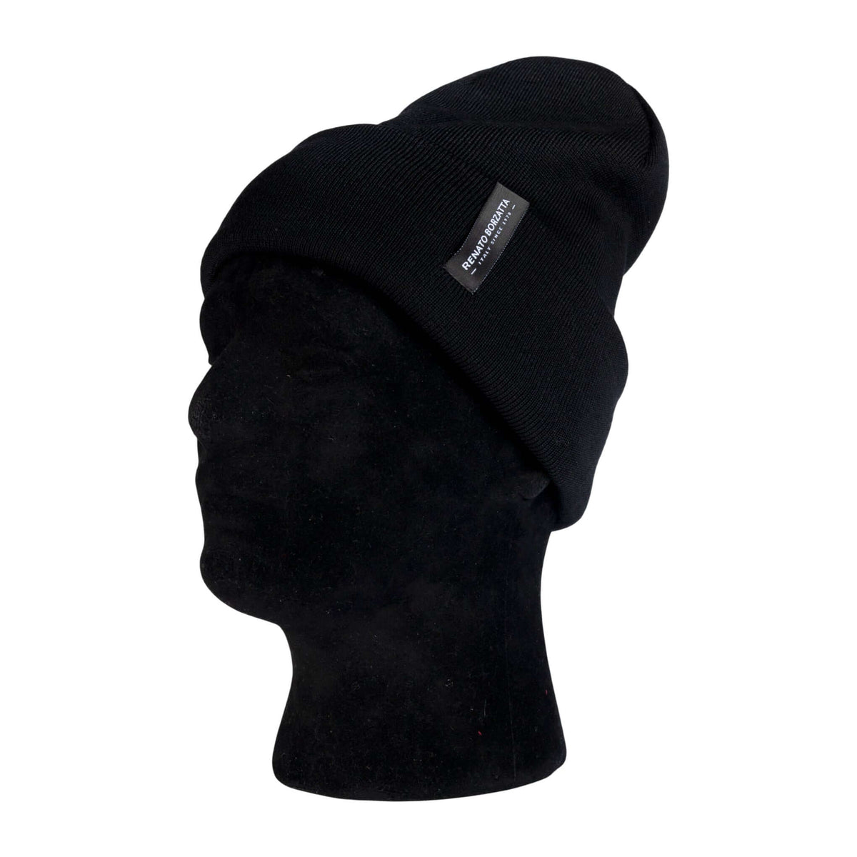 CIMONE Unisex Mössa i Ullblandning Svart One Size Made in Italy finns hos Aktivcamping