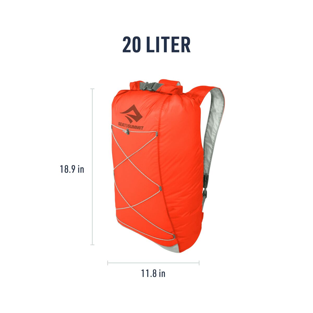 Ryggsäck för bergmiljö Sea to Summit Ultra-Sil Dry Day Pack Orange (Orange) - finns hos Aktivcamping