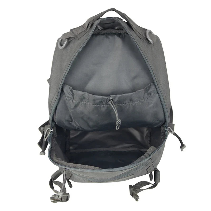 Ryggsäck Vattentät Taktisk Grå – Robust, Multifunktionell Backpack-4