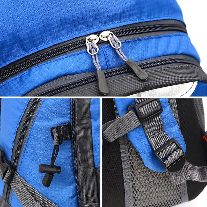 Vandringsryggsäck Nylon Blå Lättviktig & Hållbar finns hos Aktivcamping