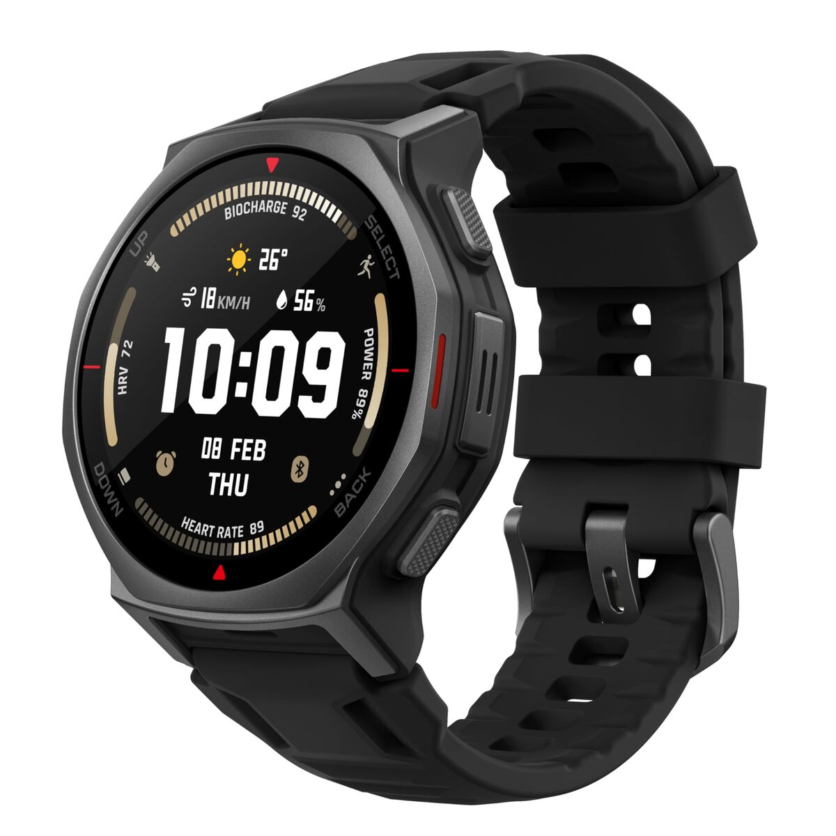 Smartklocka Amazfit T-REX 3PRO Svart Ø 44 mm - finns hos Aktivcamping