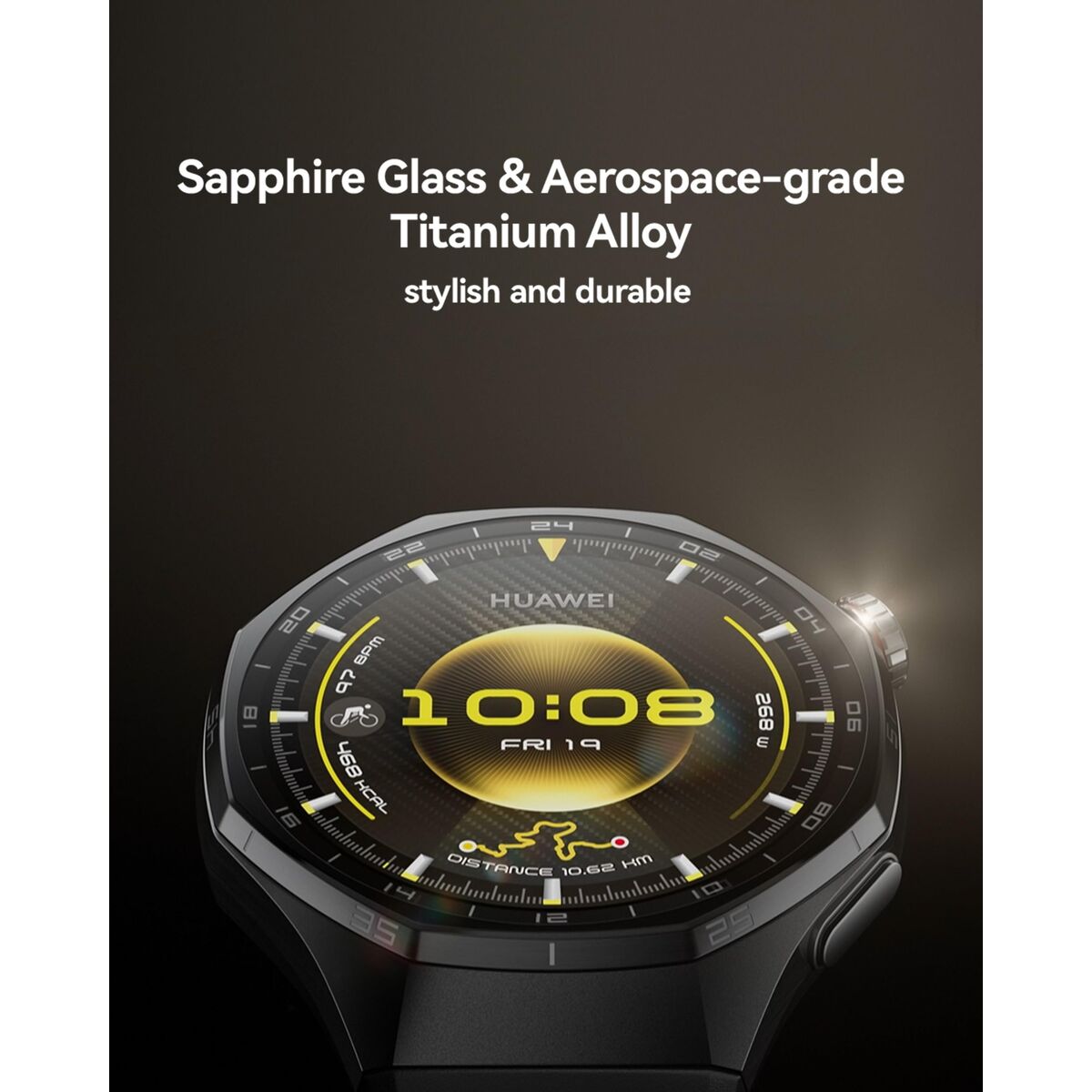 Smartklocka Huawei Watch GT 6 Pro 46mm Atum-B29M Silvrig 1,47" 46 mm finns hos Aktivcamping