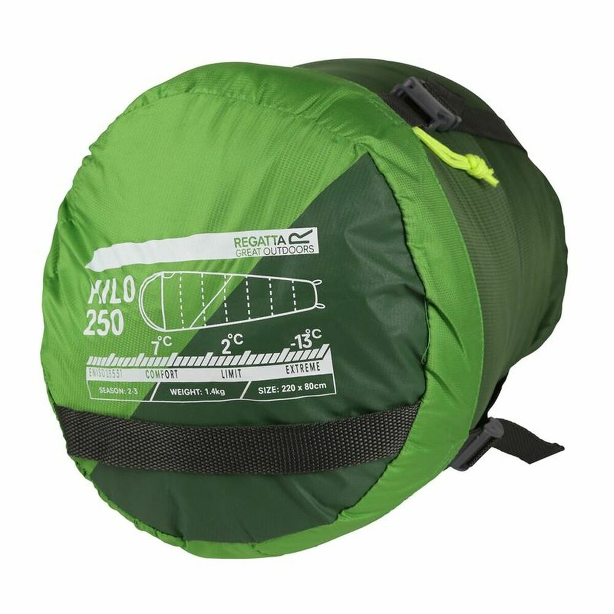 Sovsäck Regatta v2 250 Grön - finns hos Aktivcamping