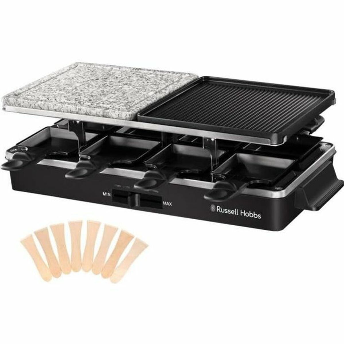 Stekbord Russell Hobbs Raclette Svart finns hos Aktivcamping