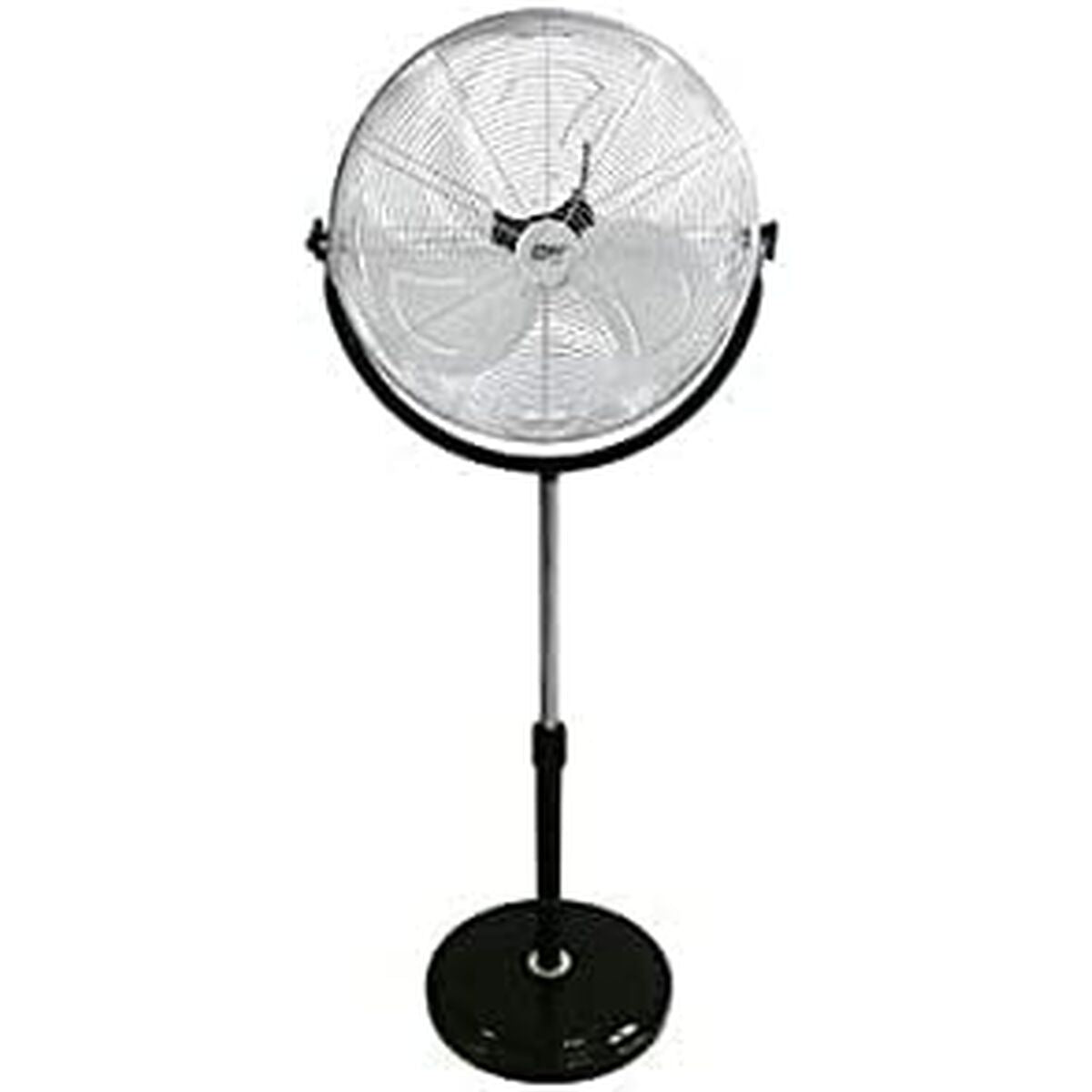 Stående Fläkt EDM 33939 Svart Silvrig 120 W industriell finns hos Aktivcamping
