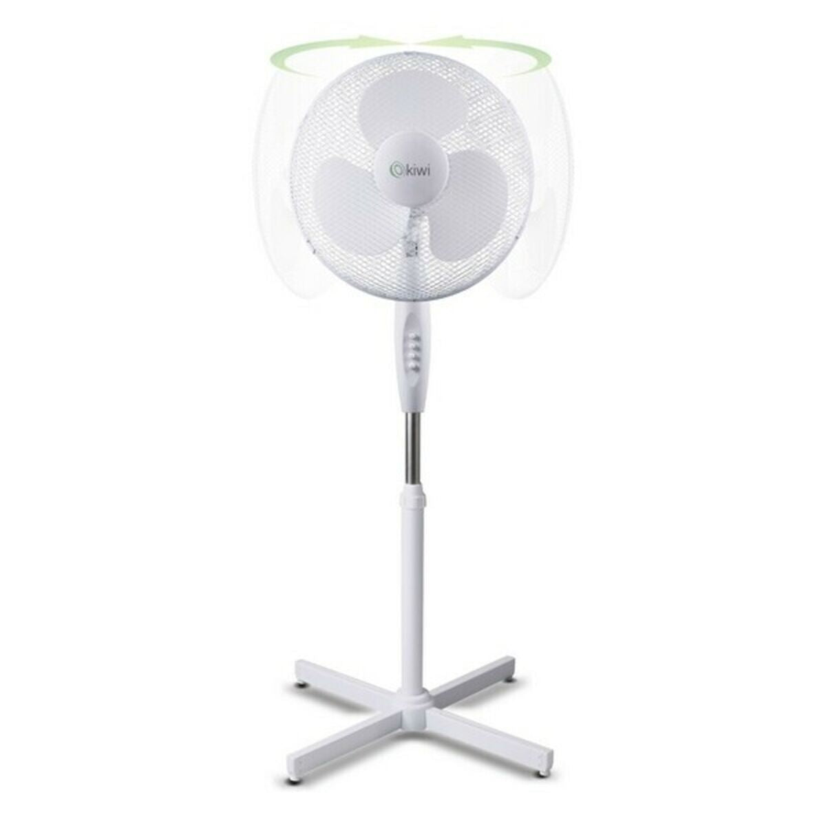 Stående Fläkt Kiwi Vit 45 W (Ø 40 cm) finns hos Aktivcamping