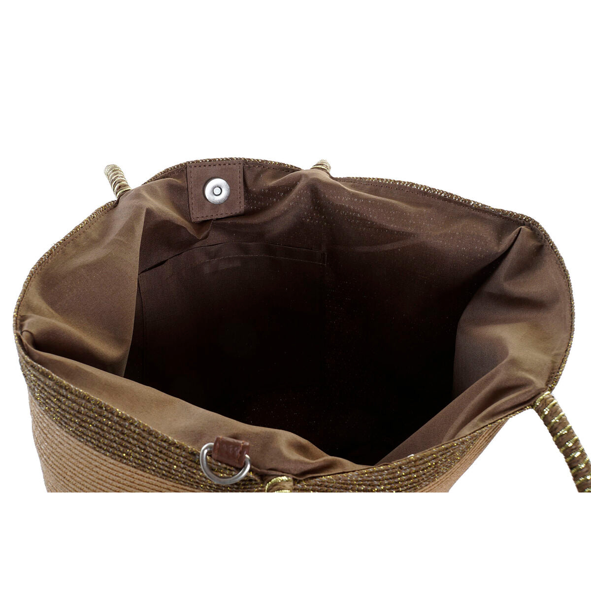 Strandväska DKD Home Decor Brun Grön Beige Mint Fibrer 43 x 10 x 28 cm (2 antal) finns hos Aktivcamping