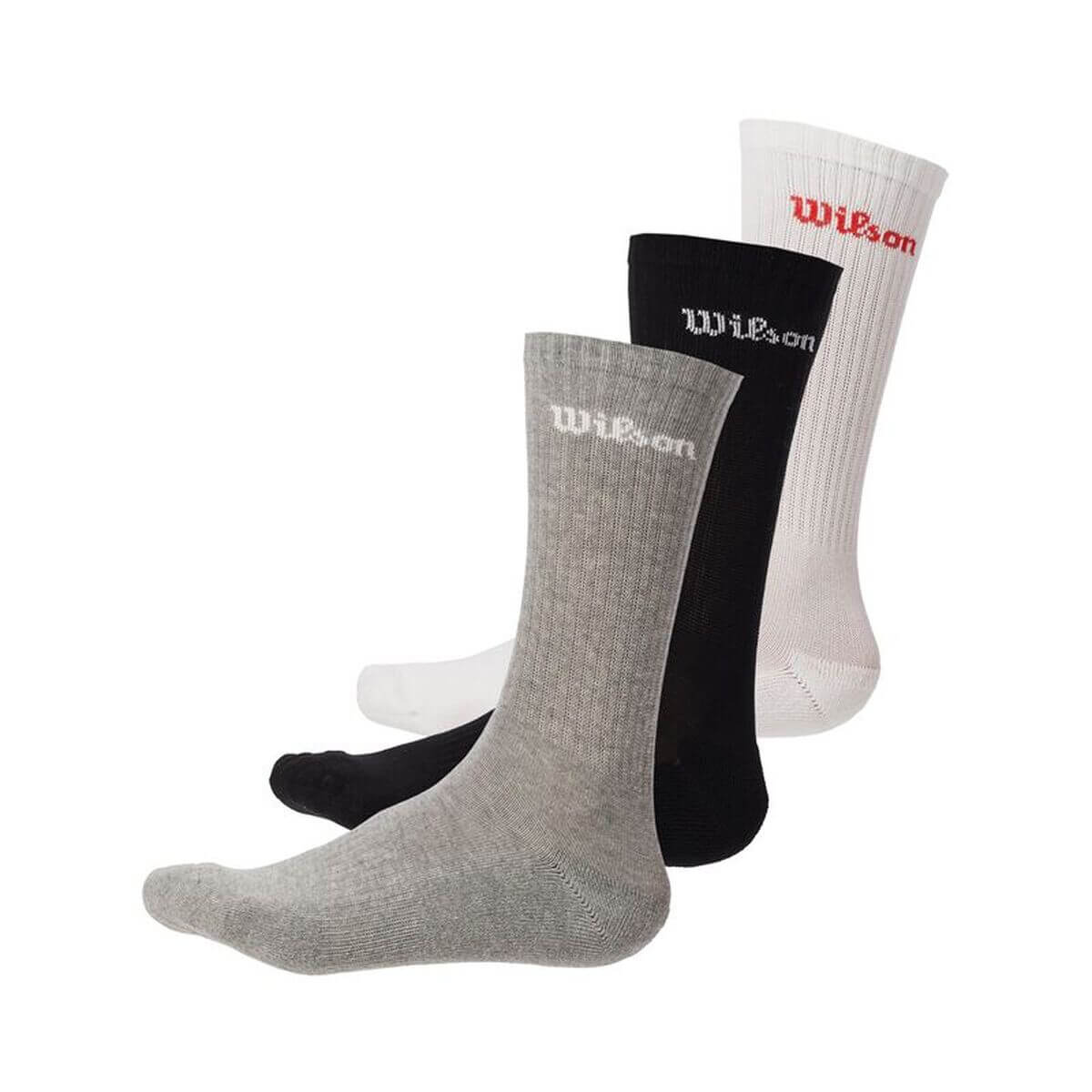 Strumpor Wilson Crew Logo Sock 3 Par finns hos Aktivcamping