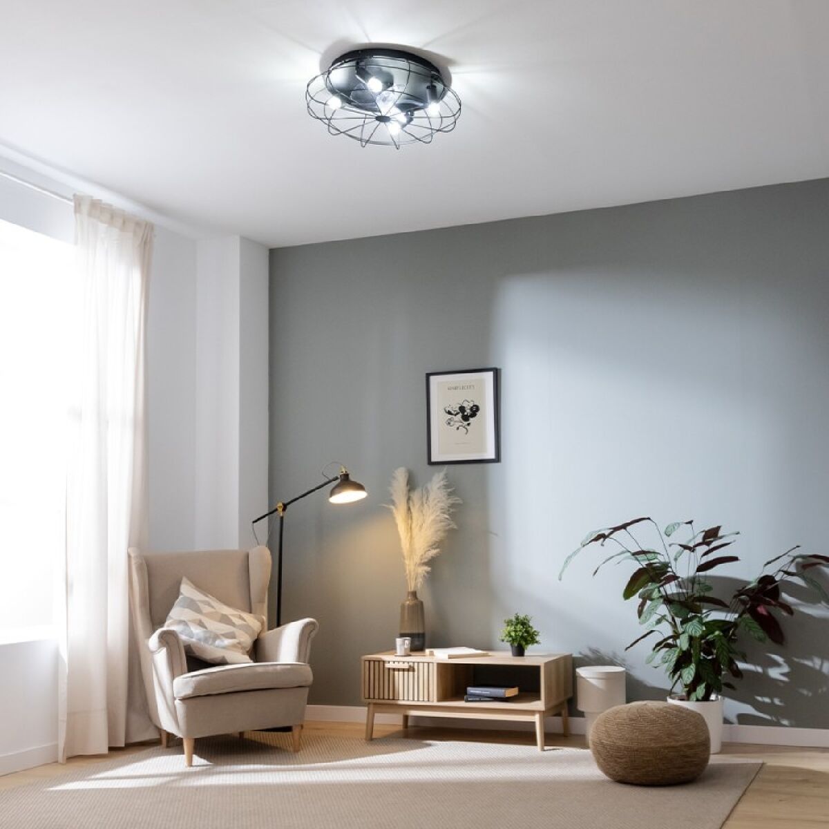 Takfläkt Cecotec EnergySilence LampAero 600 20 W 70 W Grå finns hos Aktivcamping